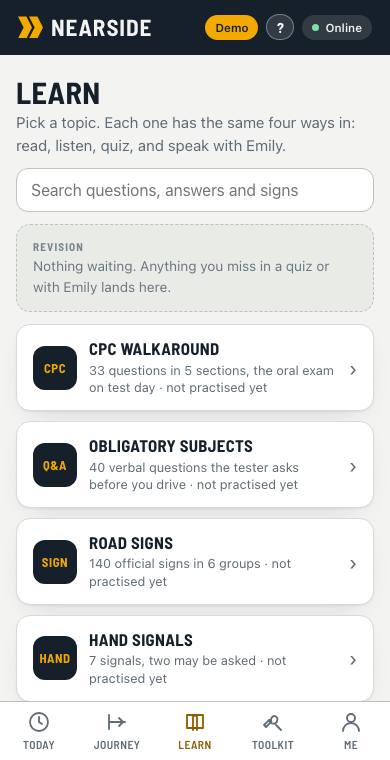 Learn topics